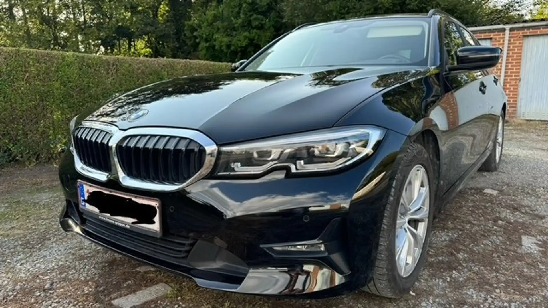 BMW 318 318d Touring Noir - 1