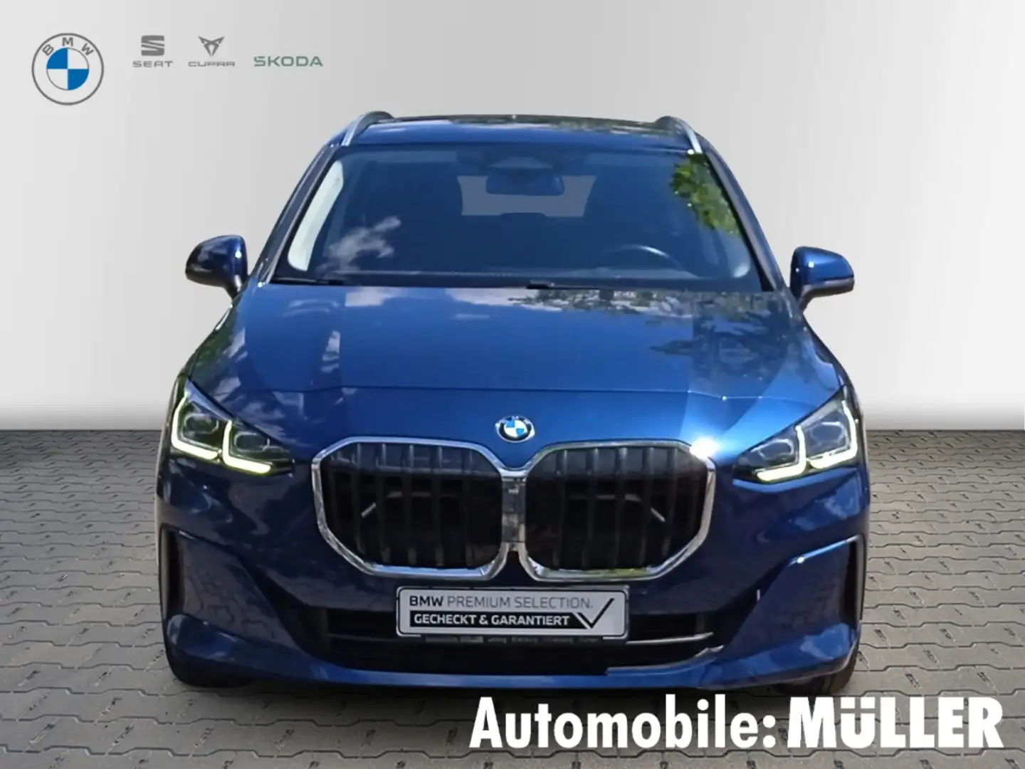 BMW 218 Active Tourer d*Aut.*Ad.LED*Keyless*HuD*DAB*RFK* Blau - 2