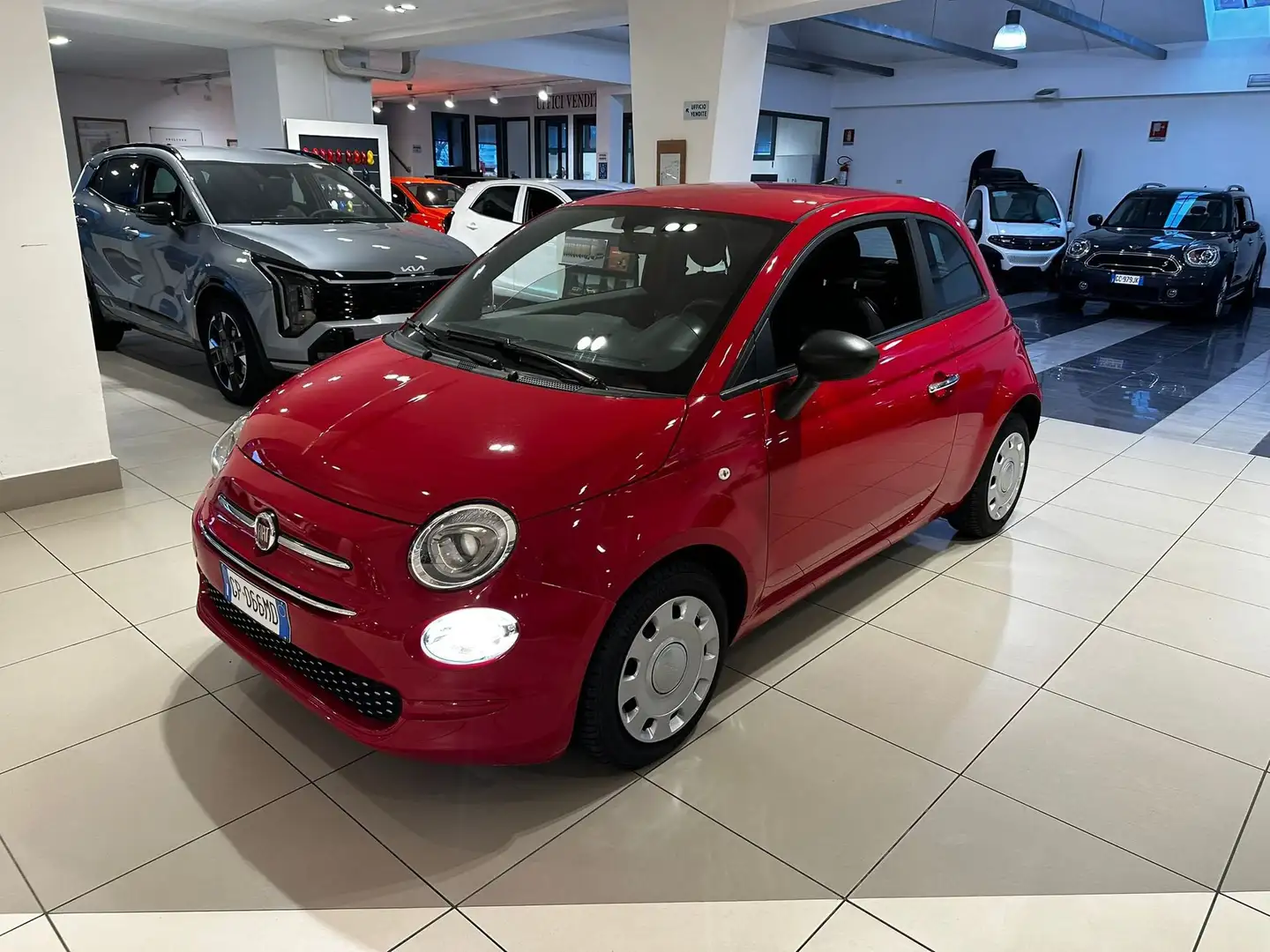 Fiat 500 500 1.0 Hybrid Dolcevita Rosso - 1