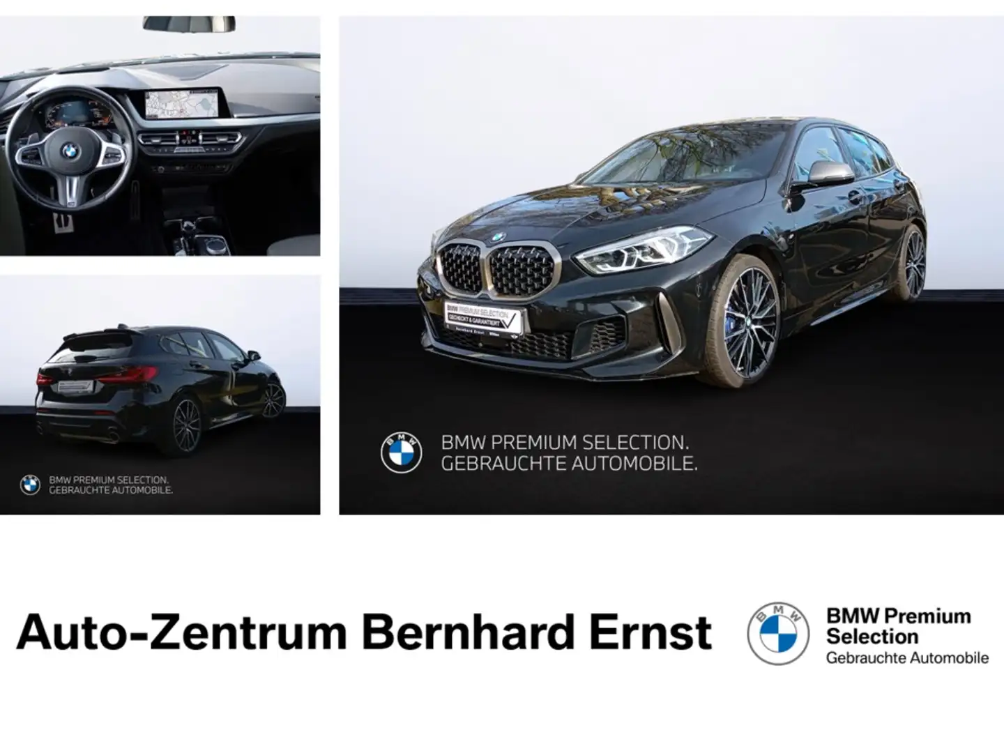 BMW 135 M135i xDrive M Sportpaket Panorama Leder HUD h&k Negru - 1