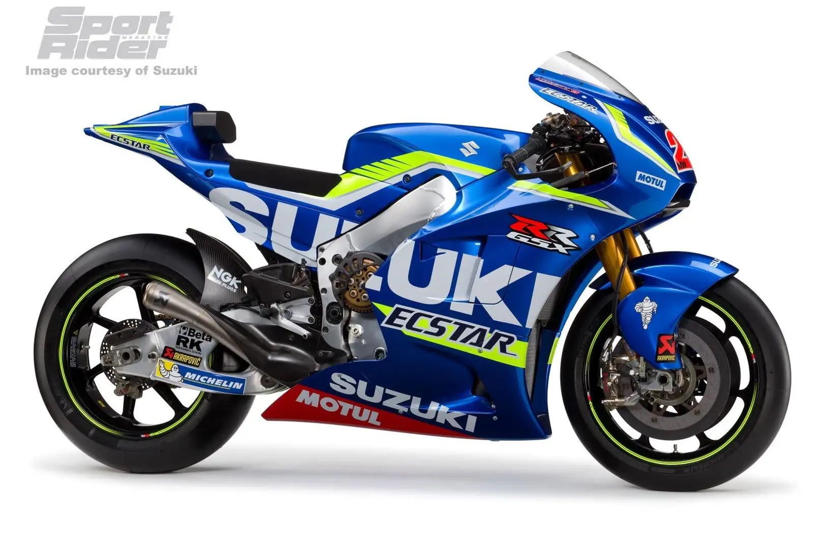Suzuki GSX-R 1000 MotoGP Suzuki Ecstar GSXRR Replica Blauw - 2