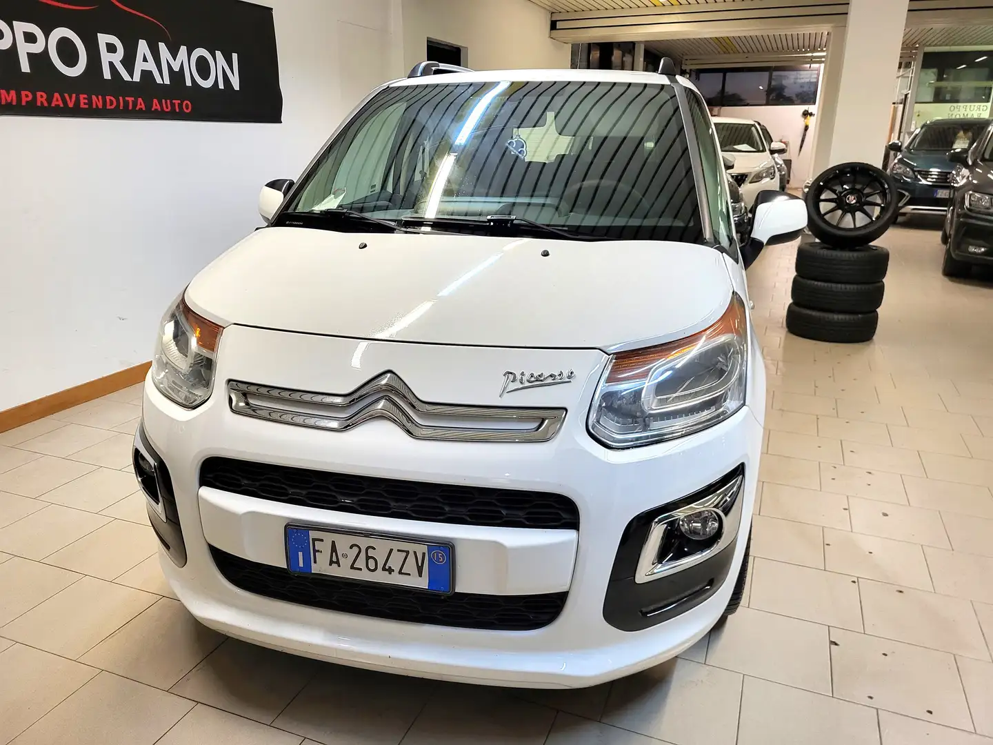 Citroen C3 Picasso 1.6 bluehdi Exclusive Cinema 100cv Blanc - 2