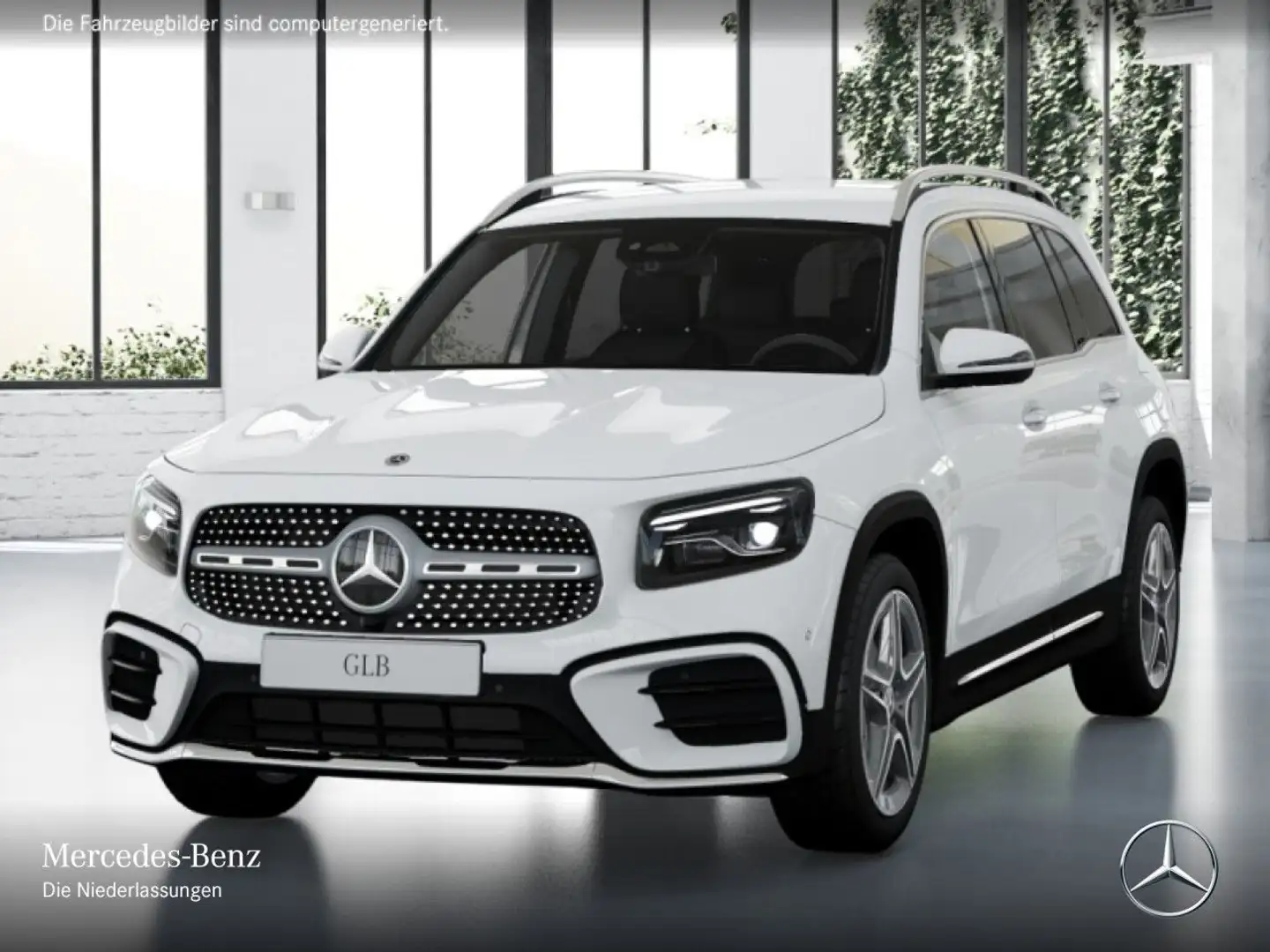 Mercedes-Benz GLB 200 AMG+360°+MULTIBEAM+TOTW+KEYLESS+7G Weiß - 2