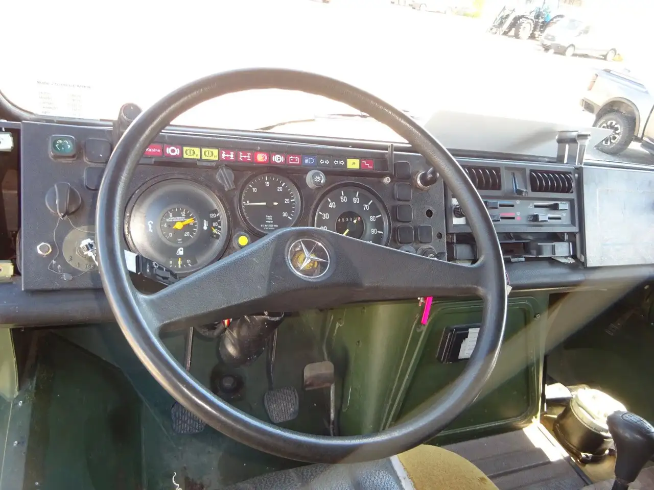Unimog U 1300 L Turbo OM 366 Koffer schnelle Achsen, foto 10
