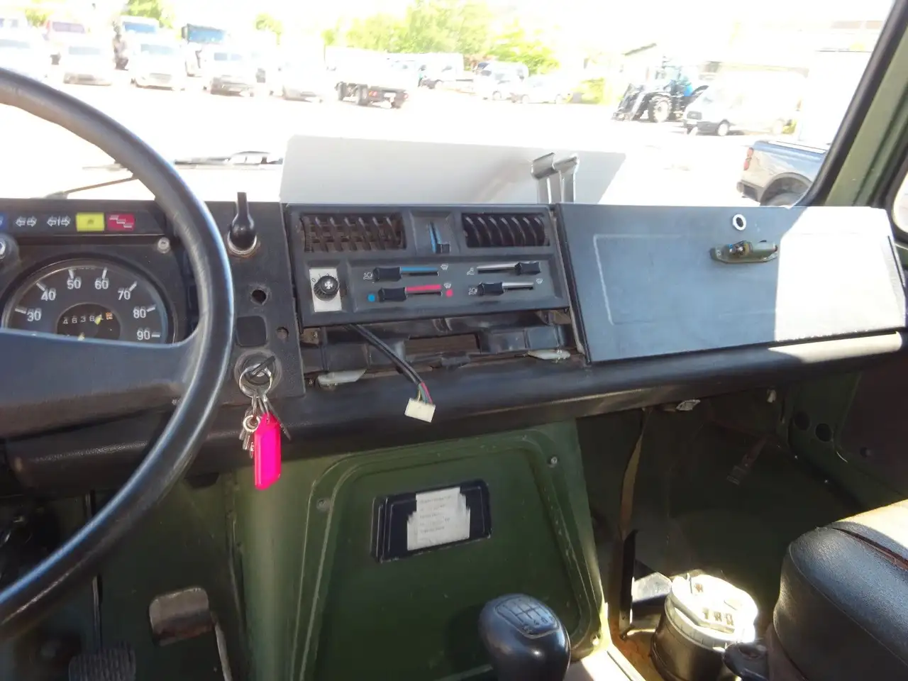 Unimog U 1300 L Turbo OM 366 Koffer schnelle Achsen, foto 11