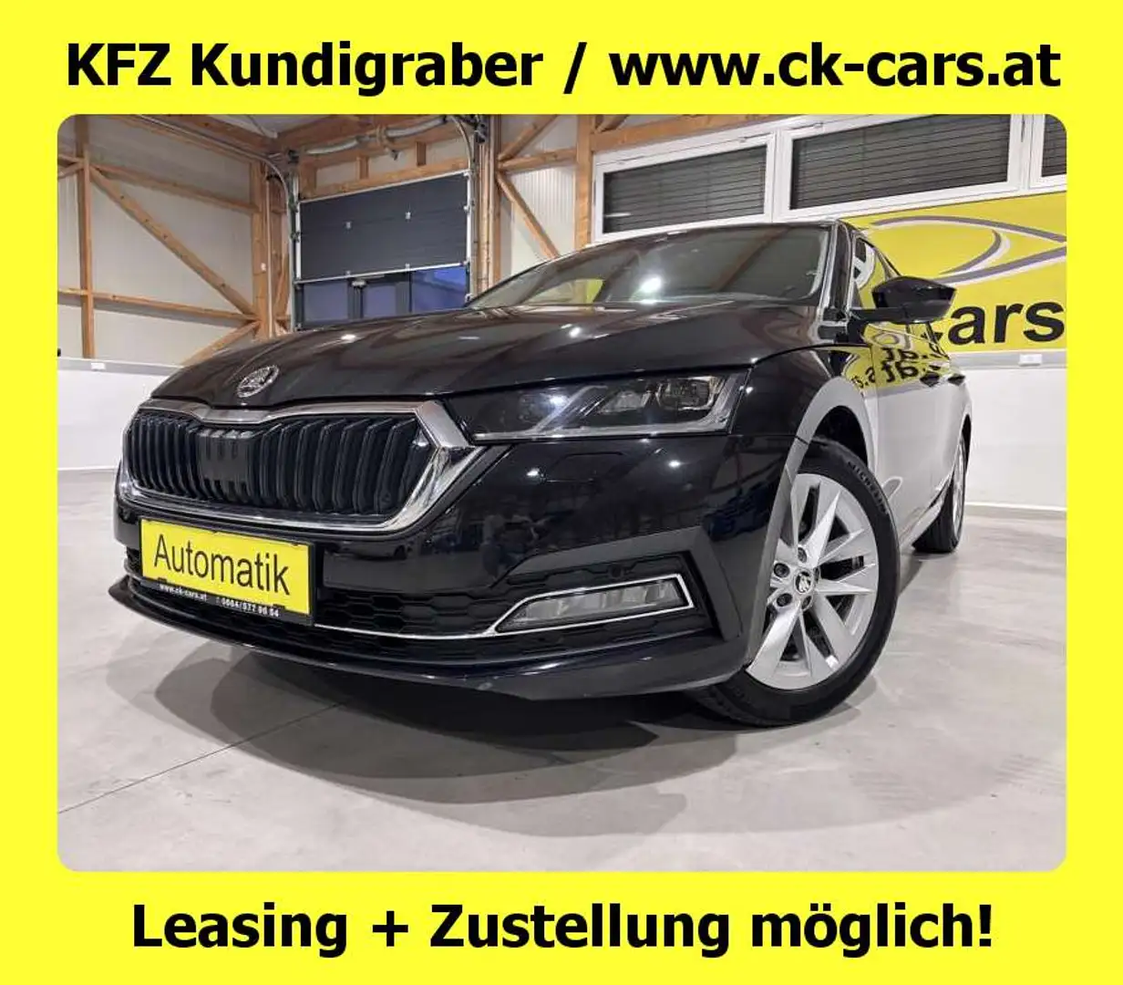 Skoda Octavia 2,0TDI DSG VIRTUAL COCKPIT HEAD-UP-DISPLAY MATRIX-BEAM ANHÄNGEKUPPLUNG E-HECKKLAPPE Schwarz - 1