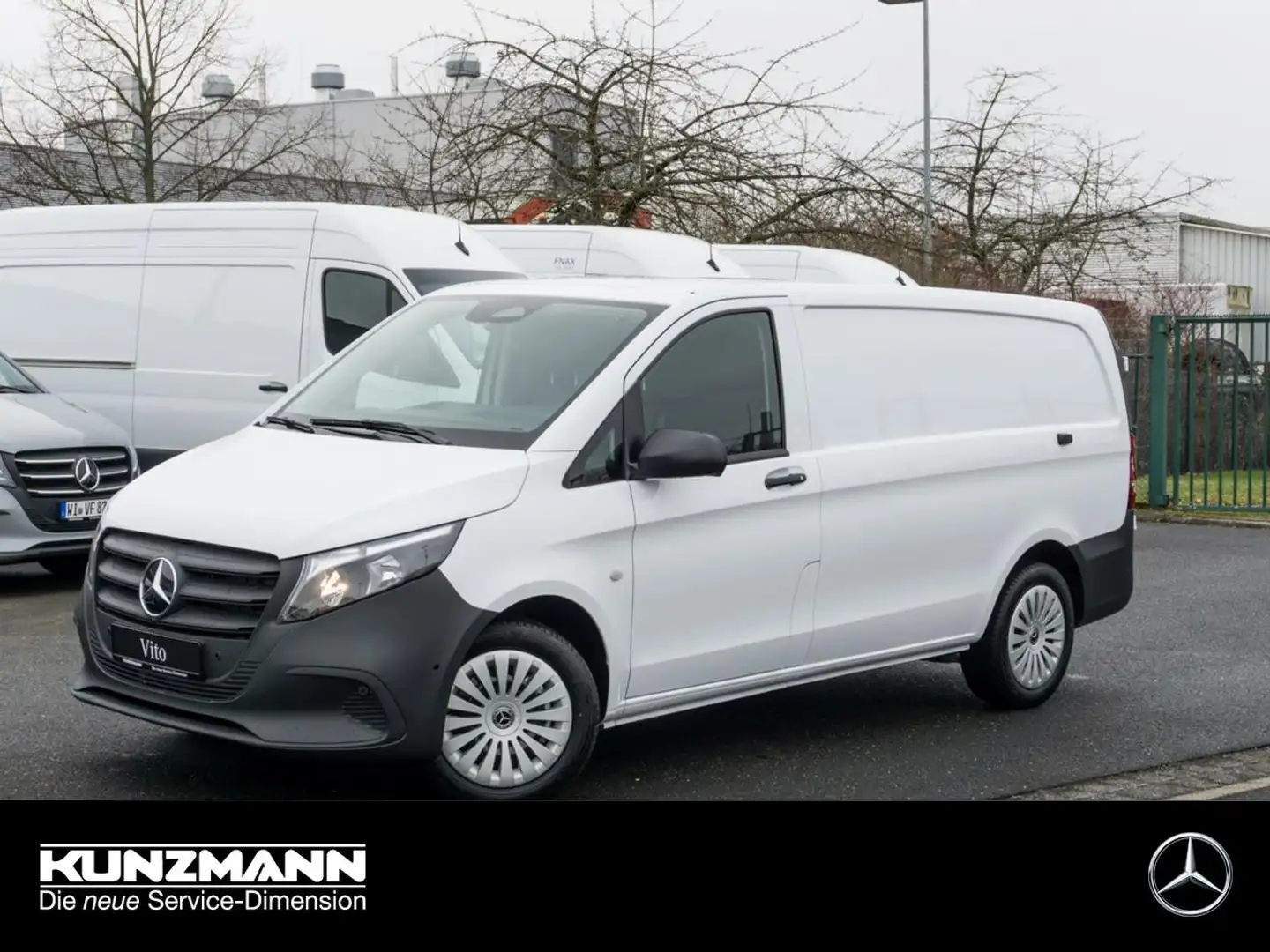Mercedes-Benz Vito 119 CDI Kasten Lang MBUX Navi AHK 2,5t 360° Blanc - 1