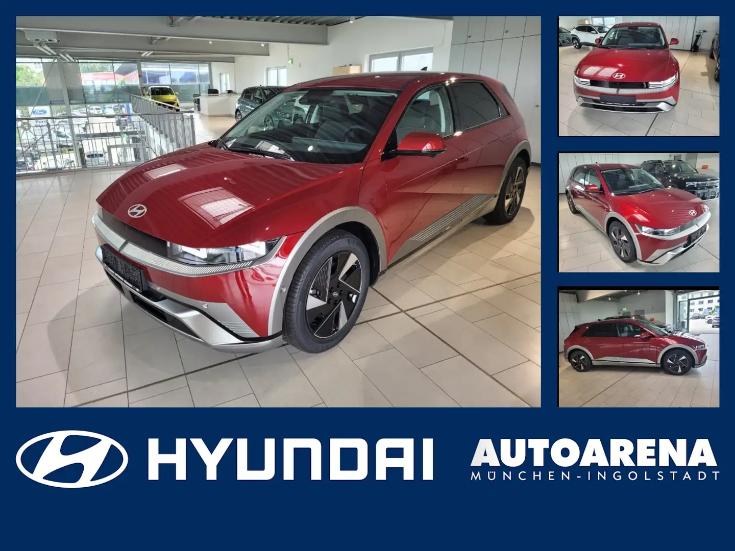 Hyundai IONIQ 5 Techniq Elektro SItzlüftung, Leder Rot - 1