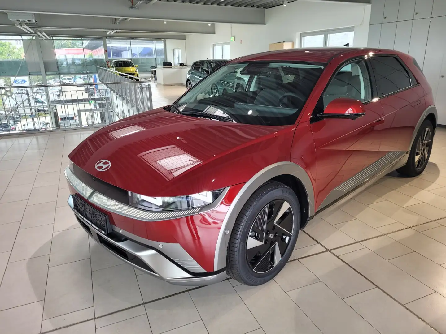 Hyundai IONIQ 5 Techniq Elektro SItzlüftung, Leder Rot - 2