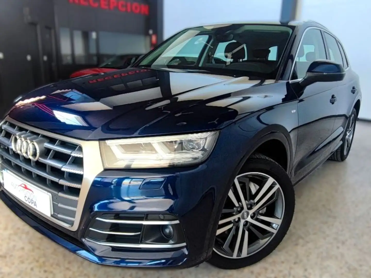 Audi Q5 40 TDI S line quattro-ultra S tronic 140kW Bleu - 1