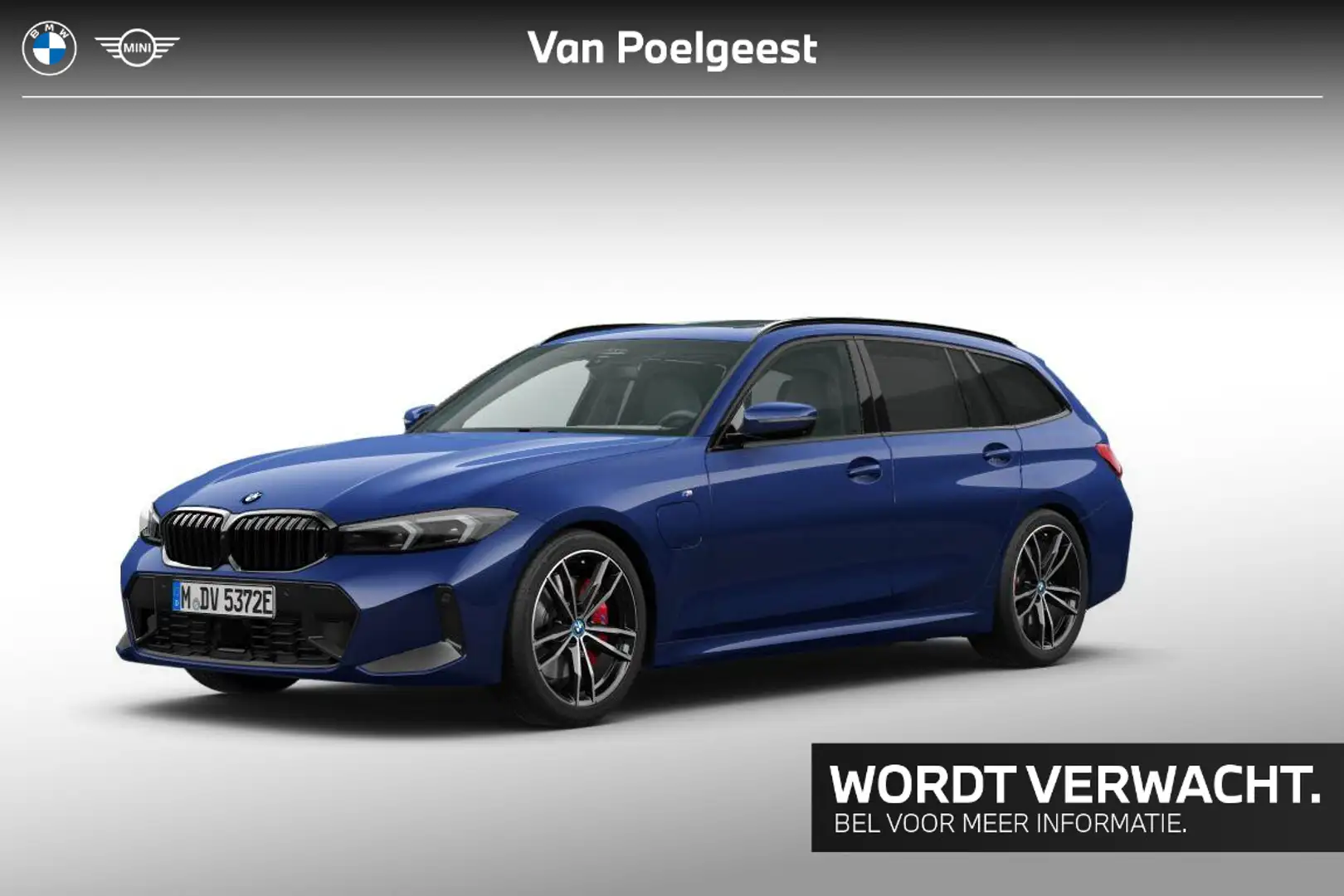 BMW 330 3 Serie Touring 330e Innovation Pack M Sportpakket Bleu - 1