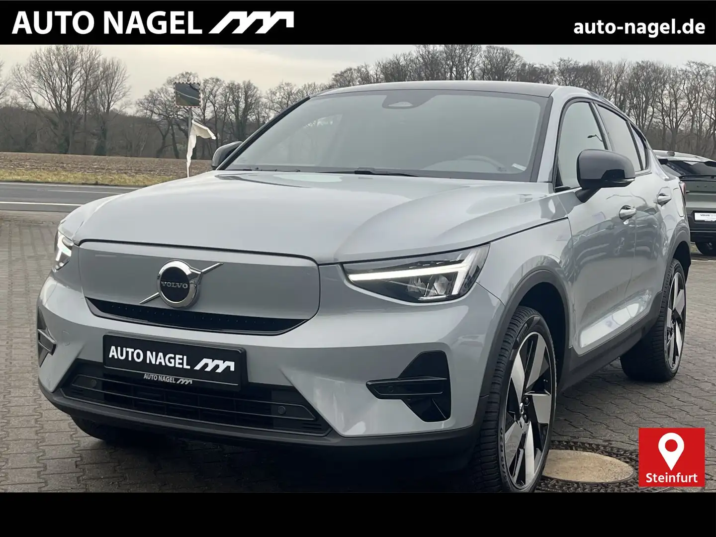 Volvo C40 C40 Recharge Pure Electric Plus |LED|ACC|NAVI| Grijs - 1