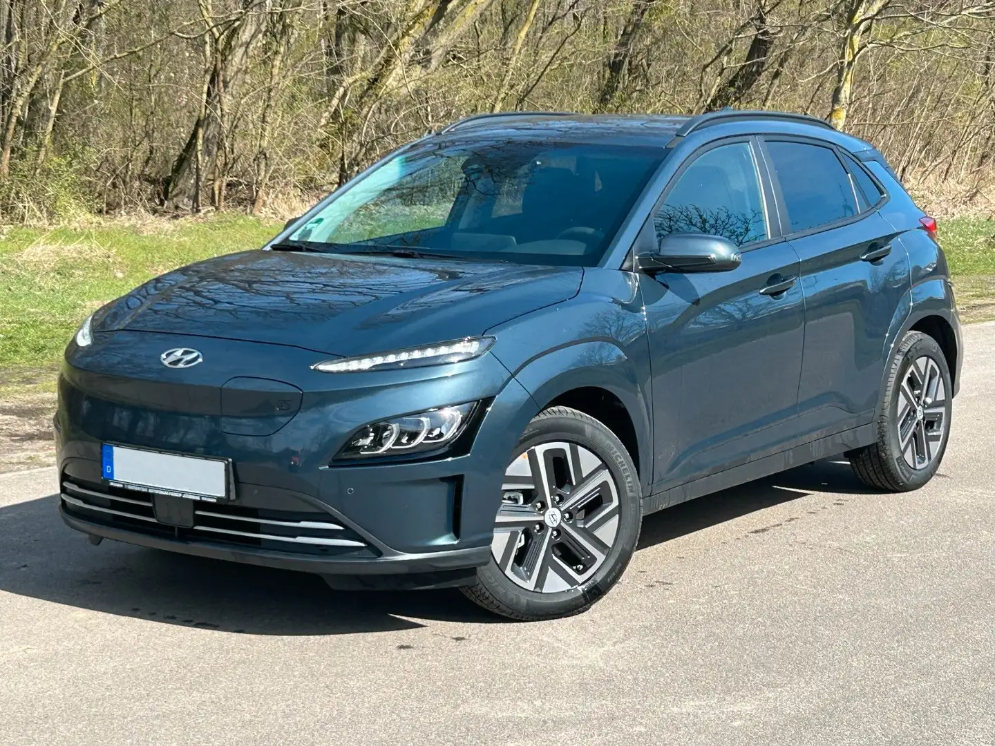 Hyundai KONA EV Advantage 100kW *RW305KM*Navi*ACC*LED* Bleu - 1