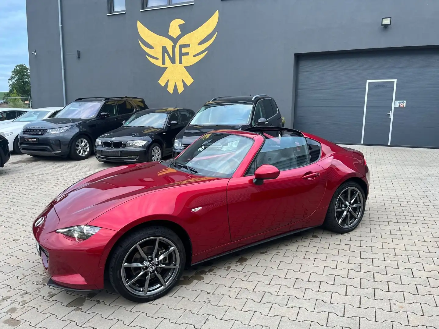 Mazda MX-5 Sports-Line RF 160,1.Hand,EURO6,TOP,Mwst. Rojo - 1