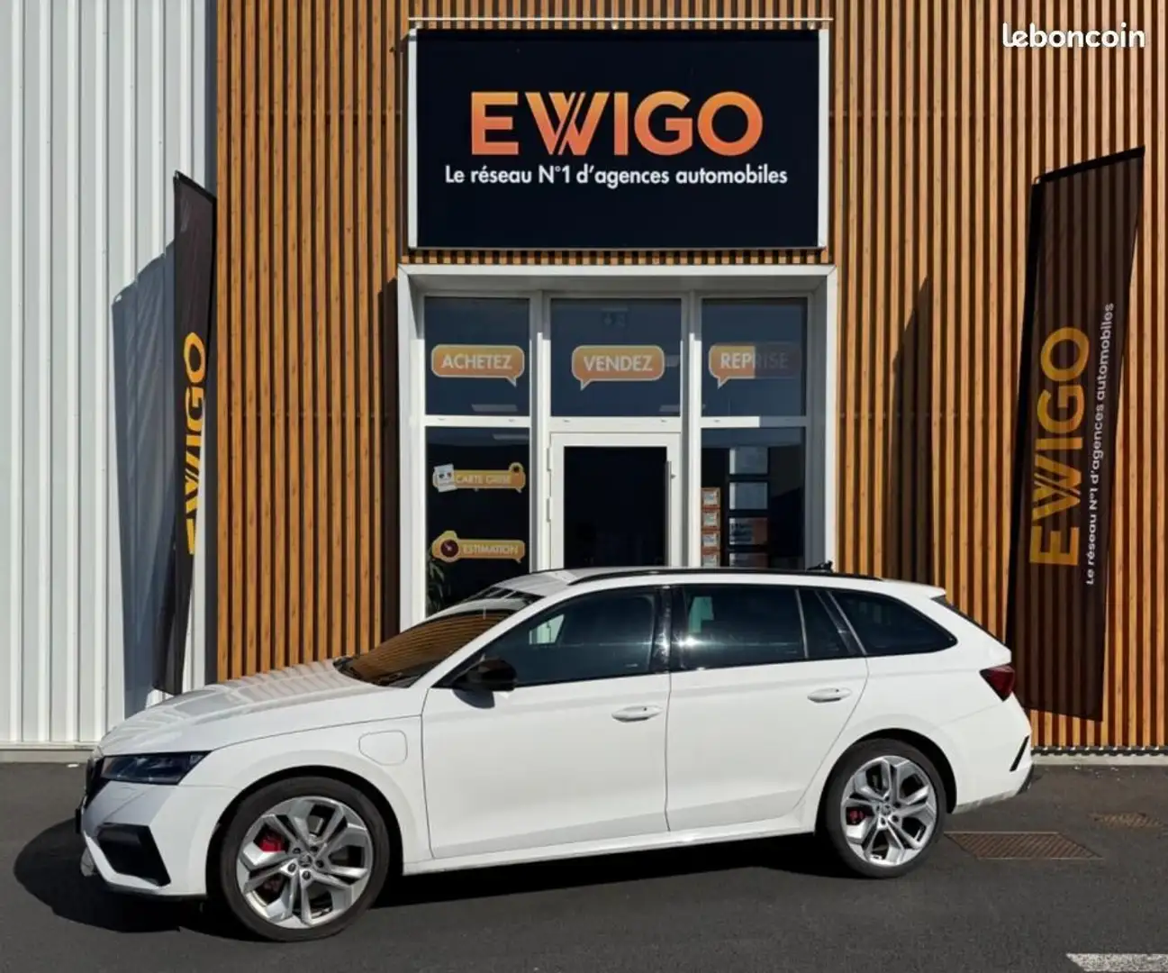 Skoda Octavia RS 1.4 TSI IV 245H 150 PHEV 4X2 DSG BVA Blanc - 1