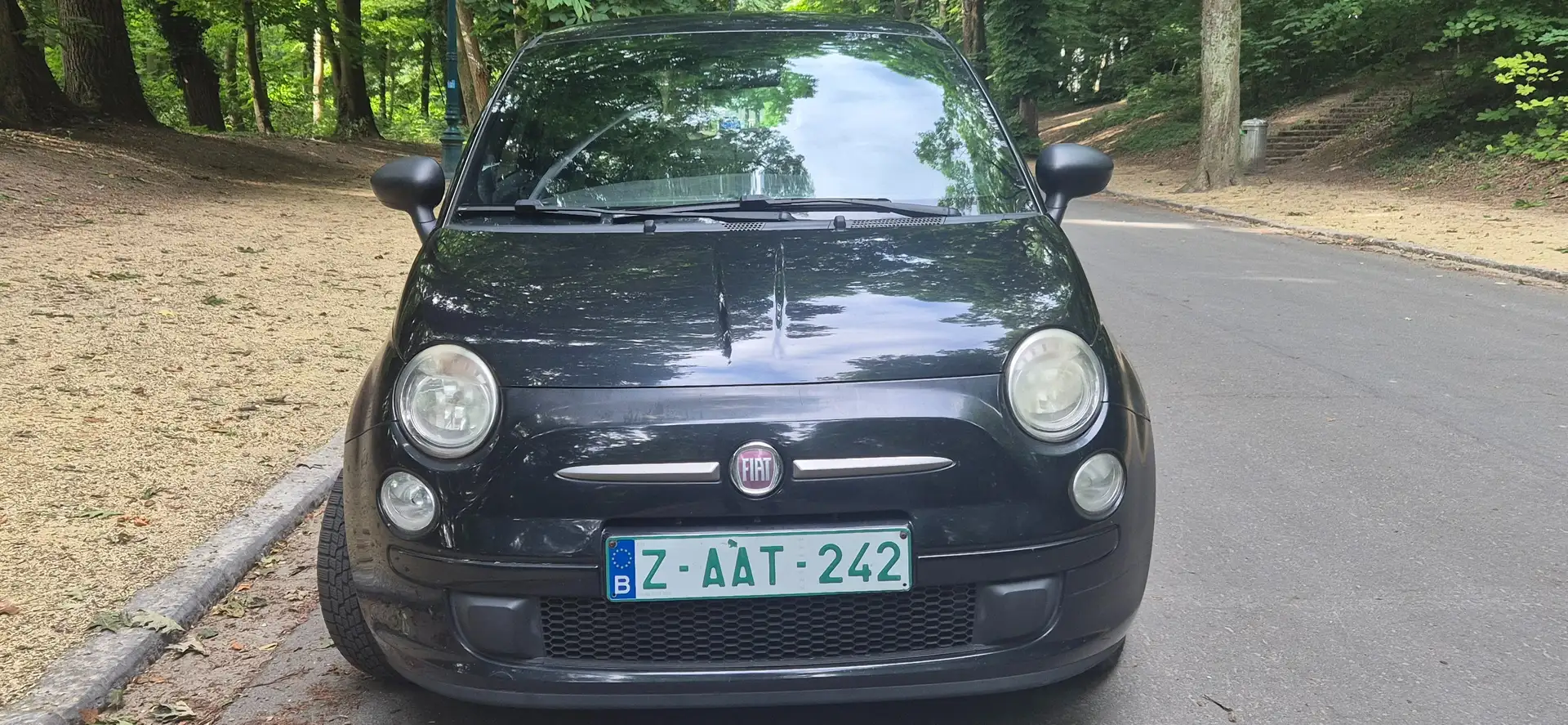 Fiat 500 0.9 T   106000 KM. CT ET CAR PASS  OK ET GARANTIE Noir - 2