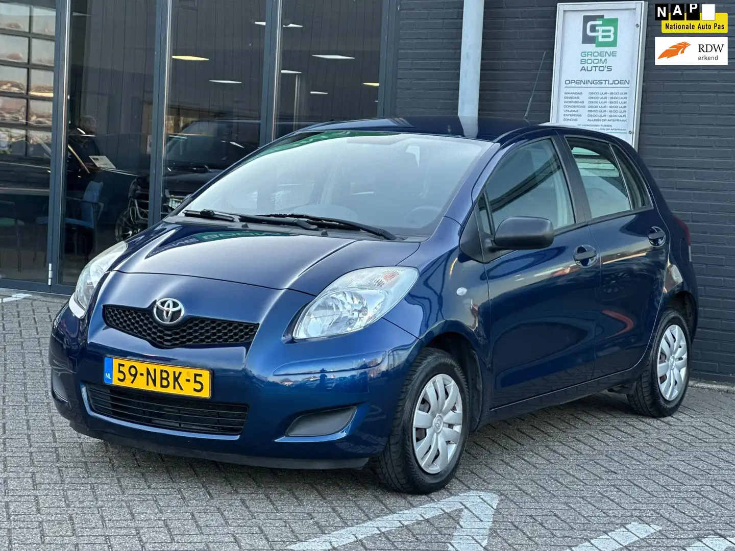 Toyota Yaris 1.0 VVTi Acces / AIRCO / NETTE STAAT!! Blauw - 1