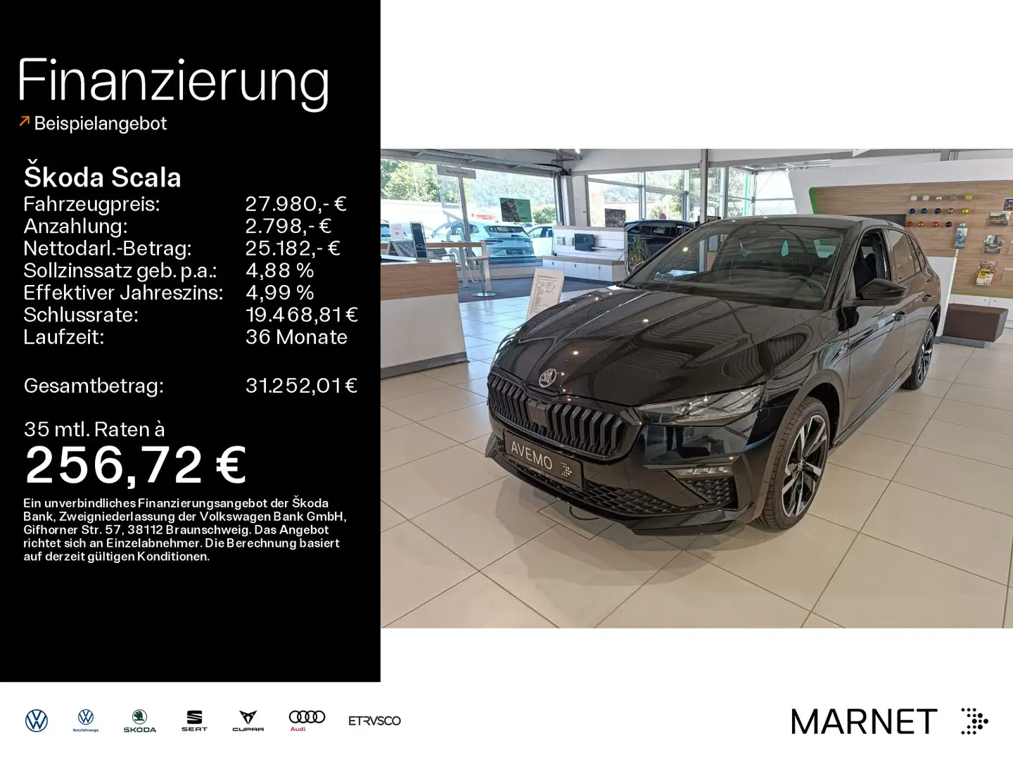 Skoda Scala Monte Carlo 1,0 TSI | DSG | KESSY Schwarz - 1