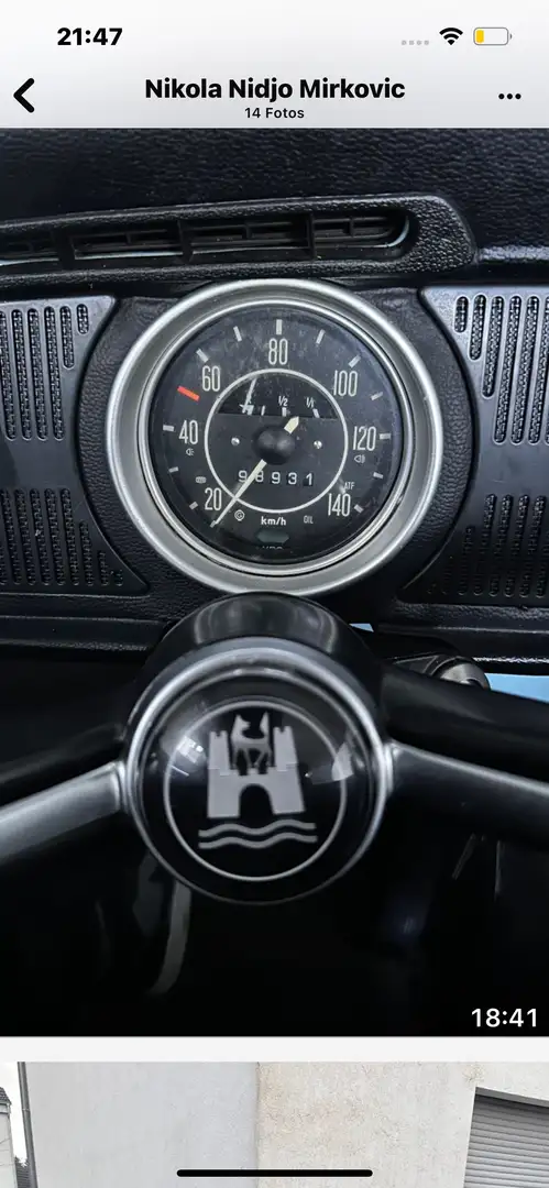 Volkswagen Käfer Oldtimer Blau - 2