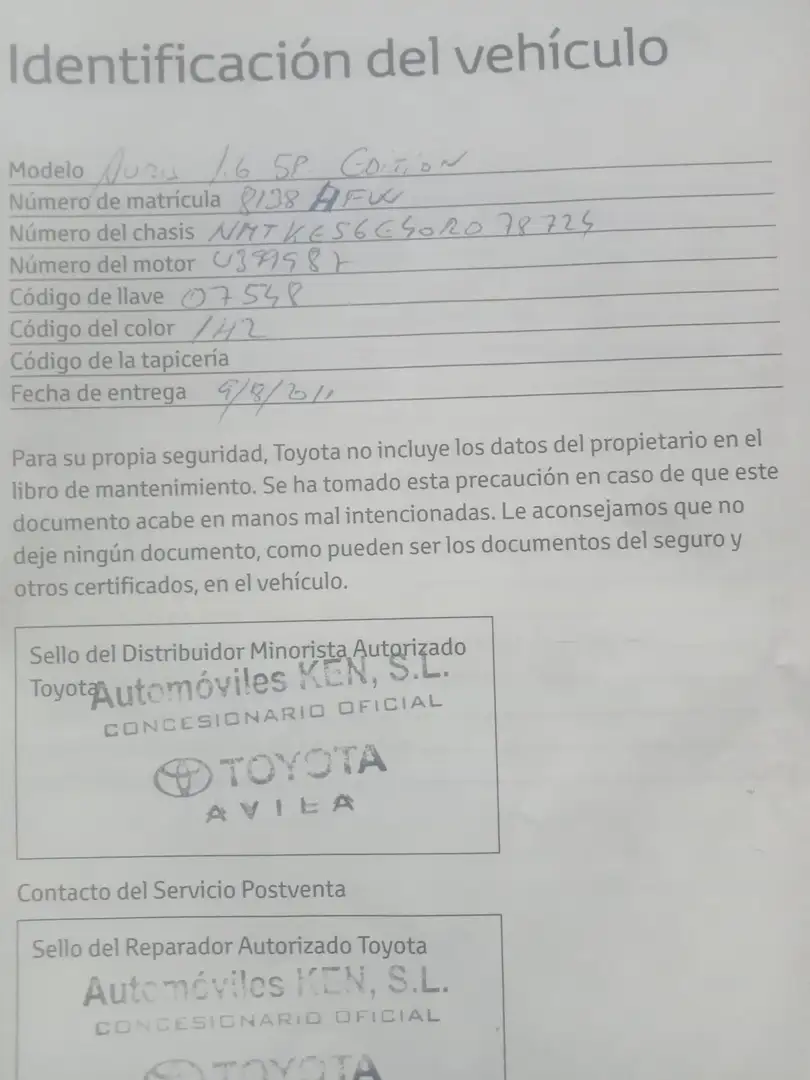 Toyota Auris Auris 1.6 VVT-i Edition Edition Negro - 2