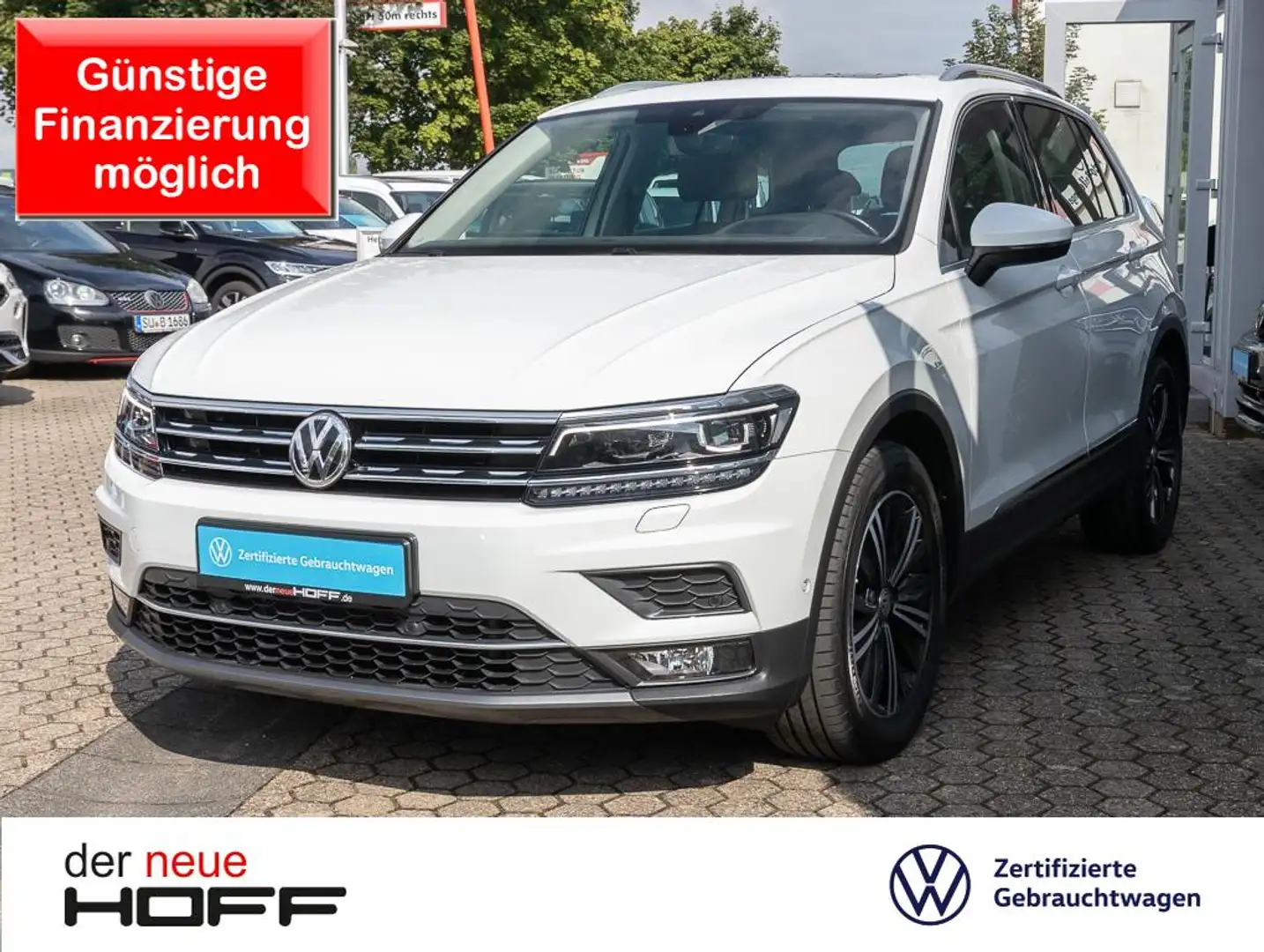Volkswagen Tiguan 1.5 TSI DSG Highline AHK Pano Kamera Navi LED Weiß - 1