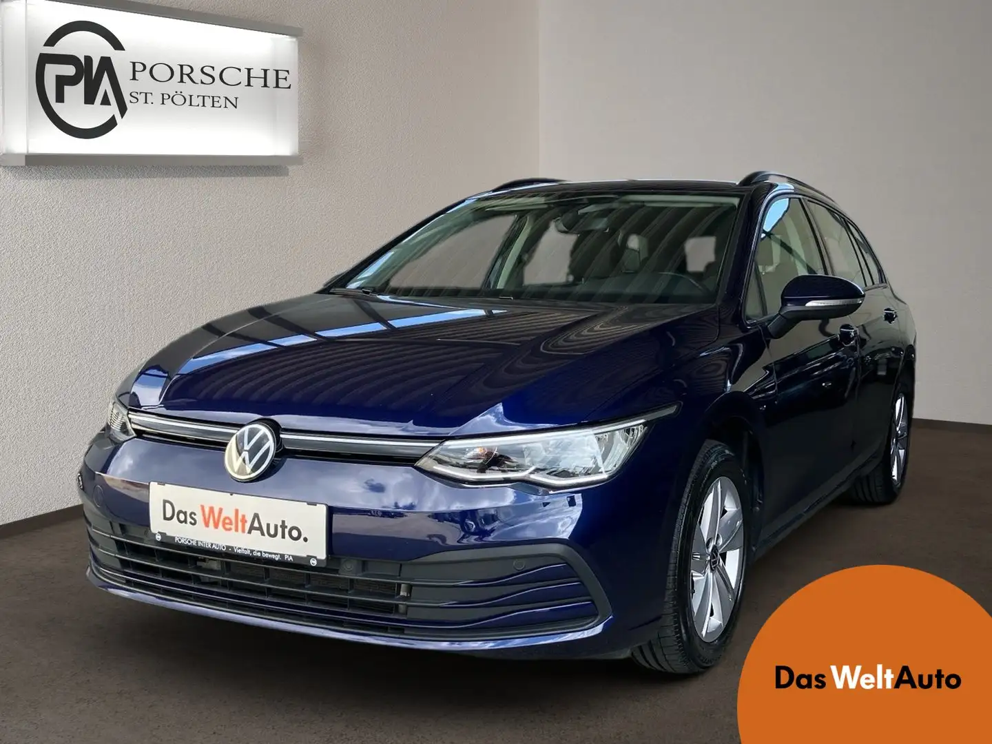 Volkswagen Golf Variant Life TDI Bleu - 1