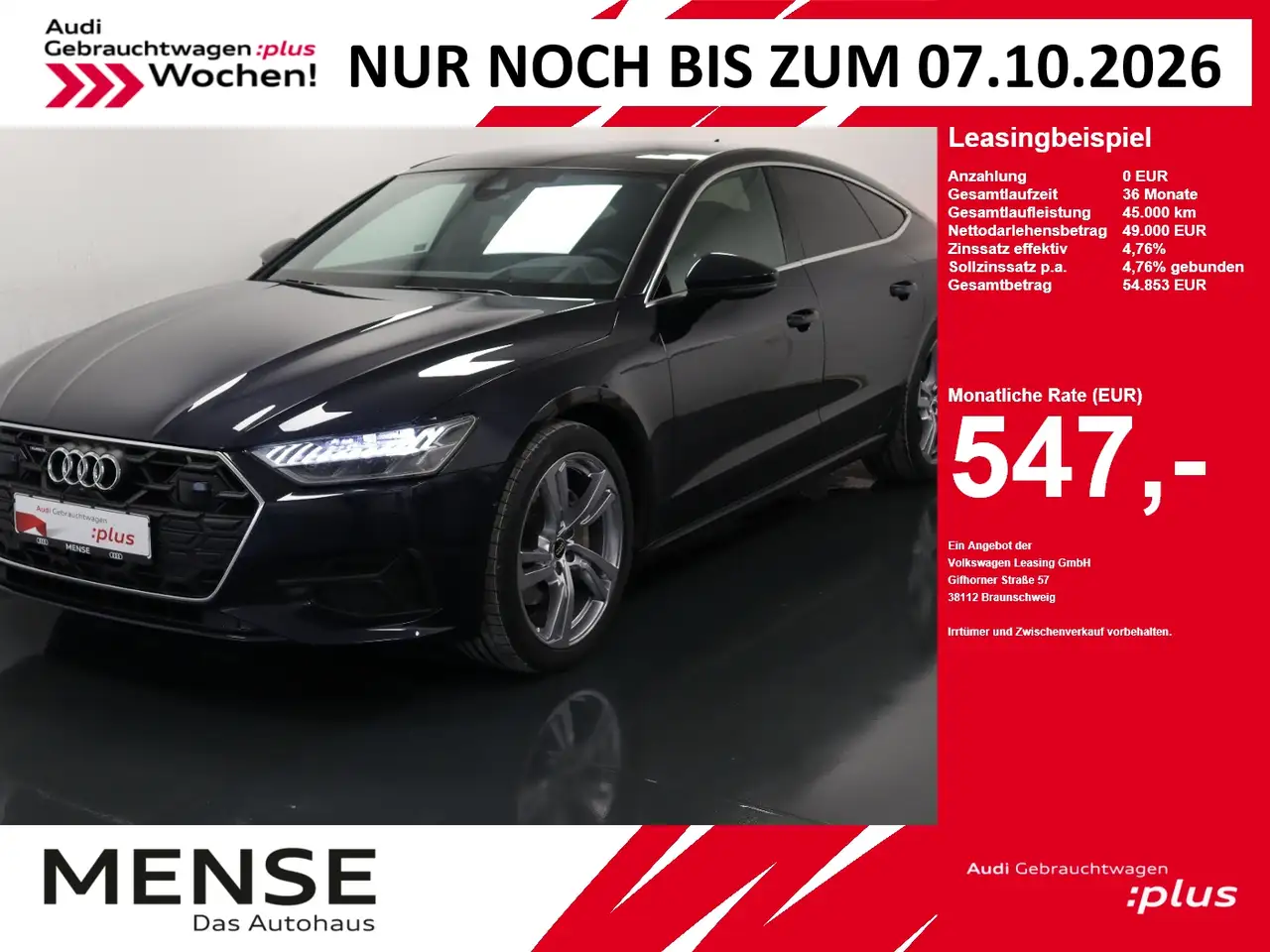 Audi A7 Sportback 45 TDI quattro S tronic Matrix|AHK — photo 1 of 15