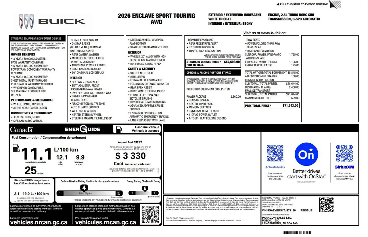 2026 Buick Enclave