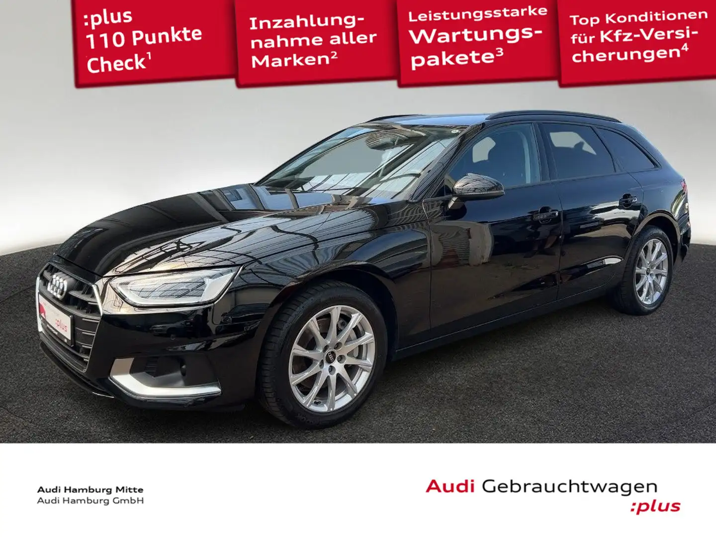 Audi A4 40 TDI S tronic Schwarz - 1