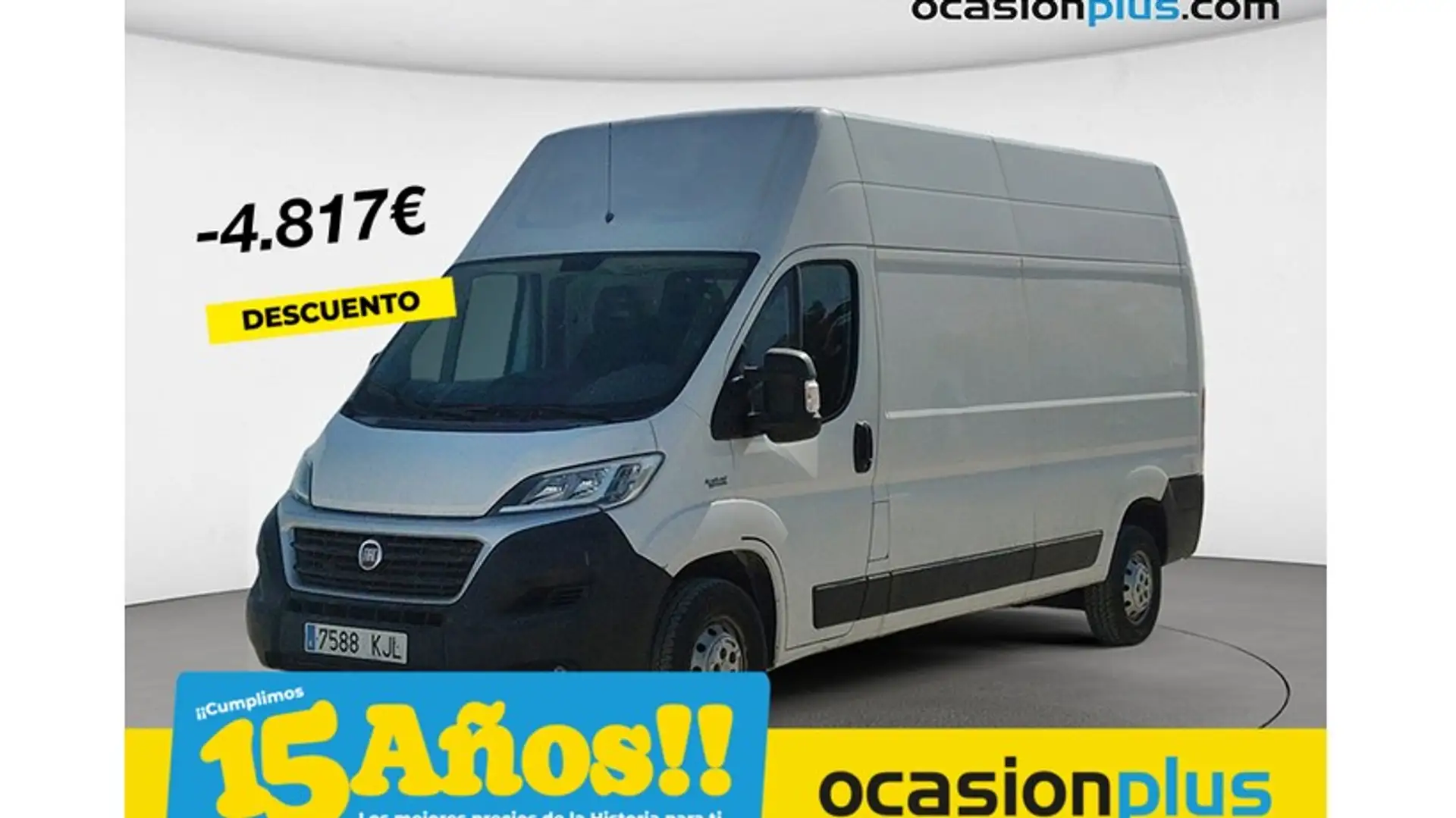 Fiat Ducato Fg. 35 3.0 Natural Power Largo T.S.A. Blanc - 1