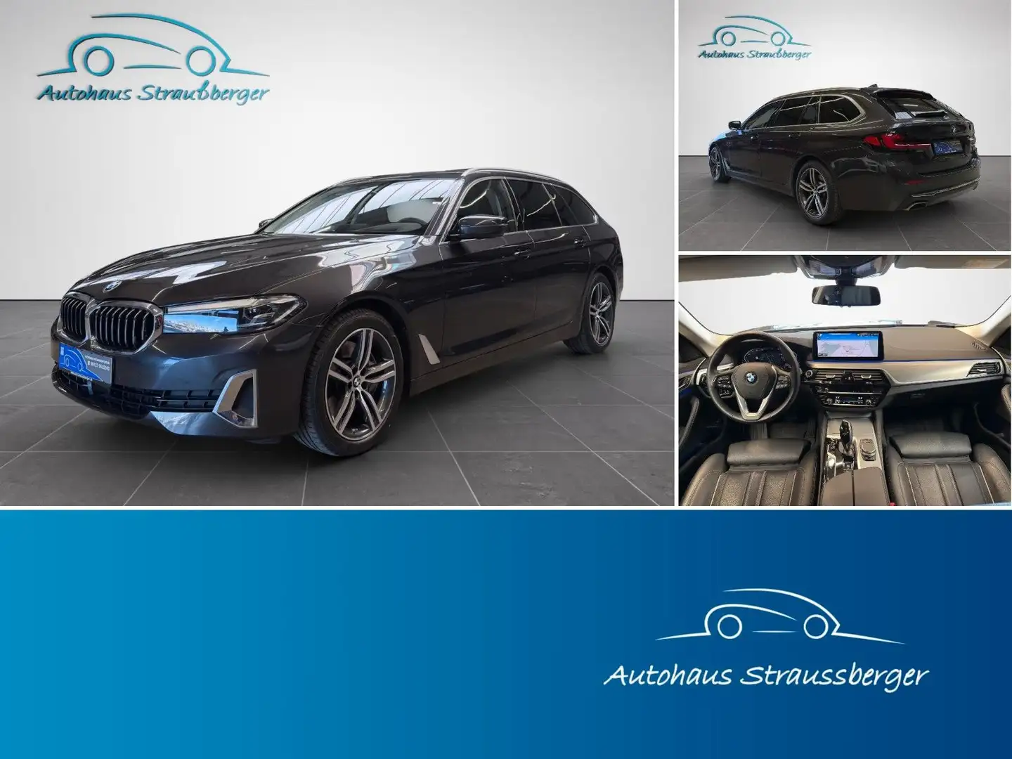 BMW 530 d xDrive Luxury Line ACC KZU 4ZK PANO LED QI Grau - 1