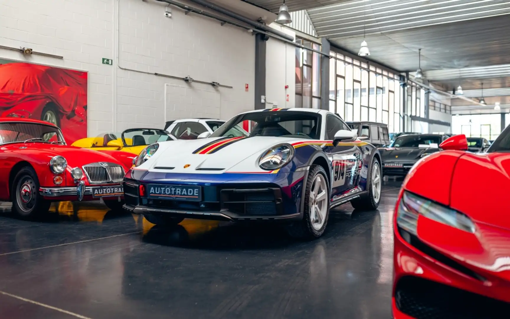 Porsche 992 Dakar Blanco - 1