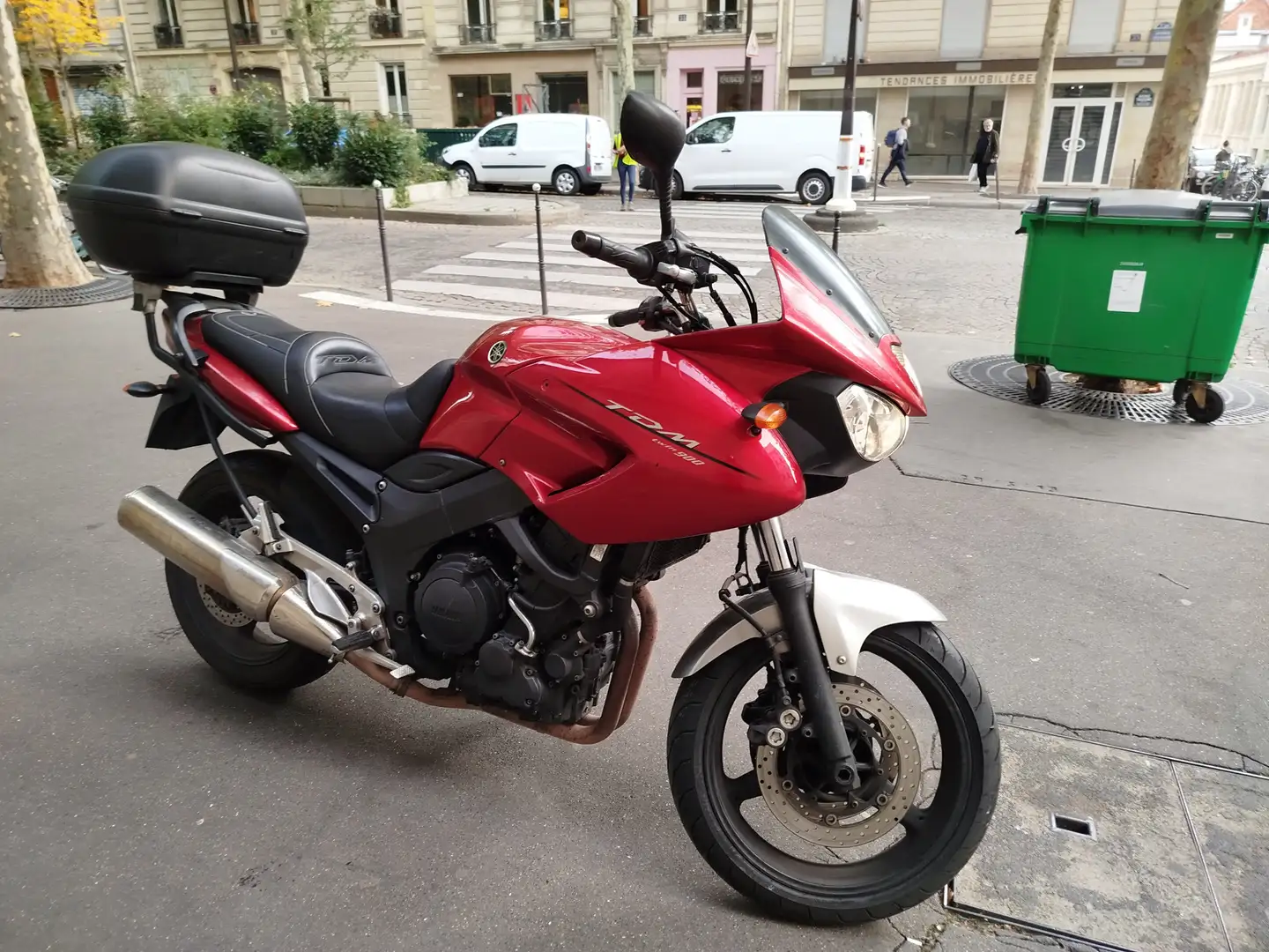 Yamaha TDM 900 Rood - 2