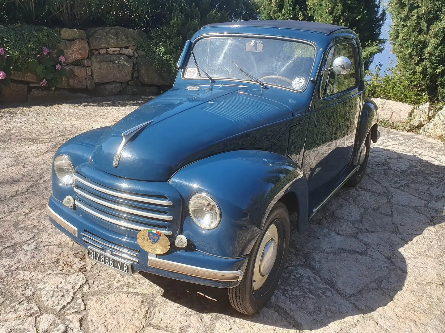 Fiat Topolino 500 C ASI Targa Oro Azul - 2