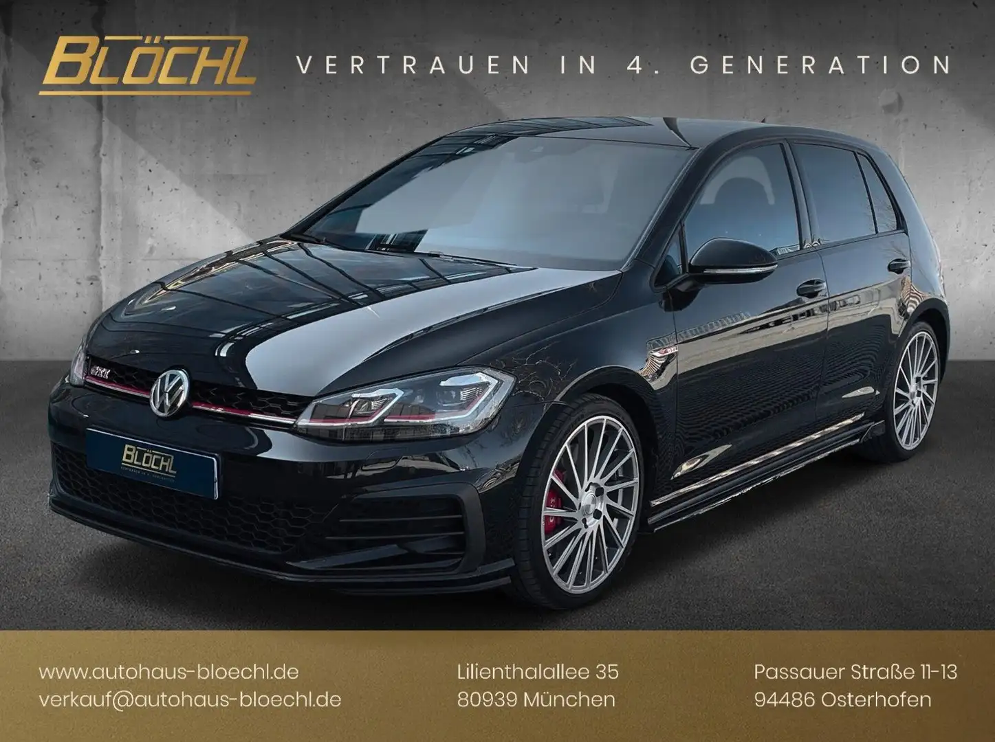 Volkswagen Golf VII GTI Performance*AHK*Virtual*ACC*Navi Schwarz - 1
