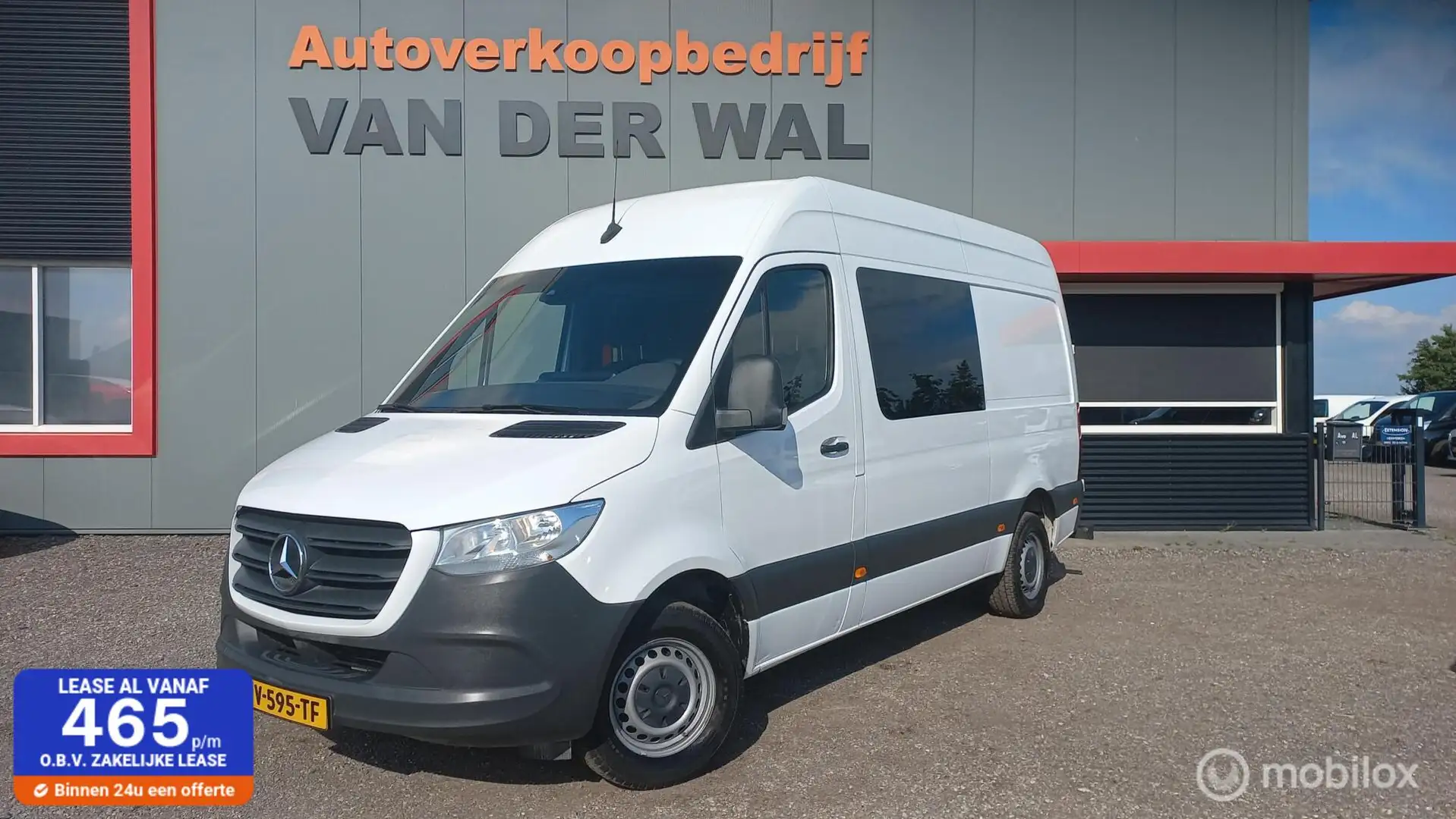Mercedes-Benz Sprinter bestel 314 2.2 CDI L2H2 DC EURO VI-D/5PERSOONS/CLI Blanc - 1