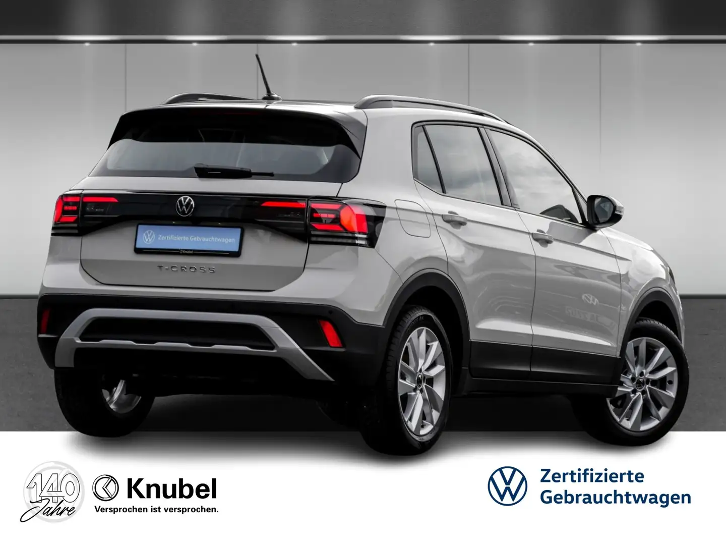 Volkswagen T-Cross Life 1.0 TSI DSG LED Navi AHK TravelAss. Grau - 2