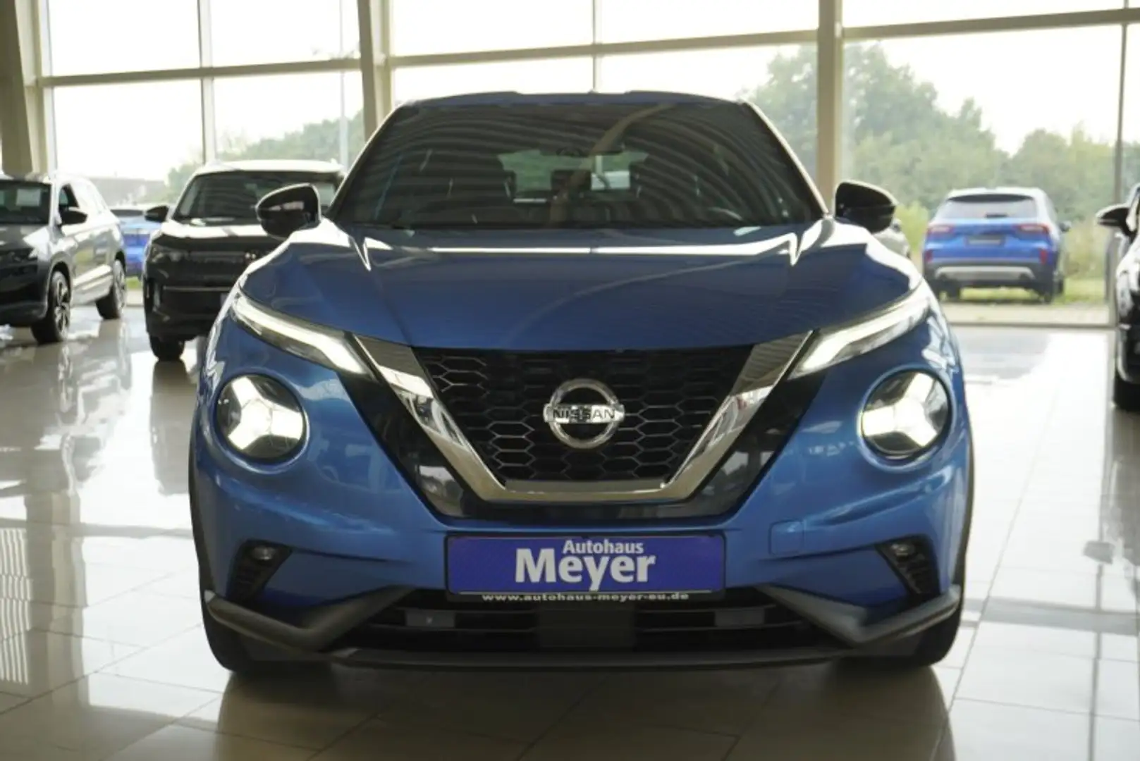 Nissan Juke Tekna 1.0 DIG-T Aut.19*Alu/LED/Navi/Keyless Niebieski - 2