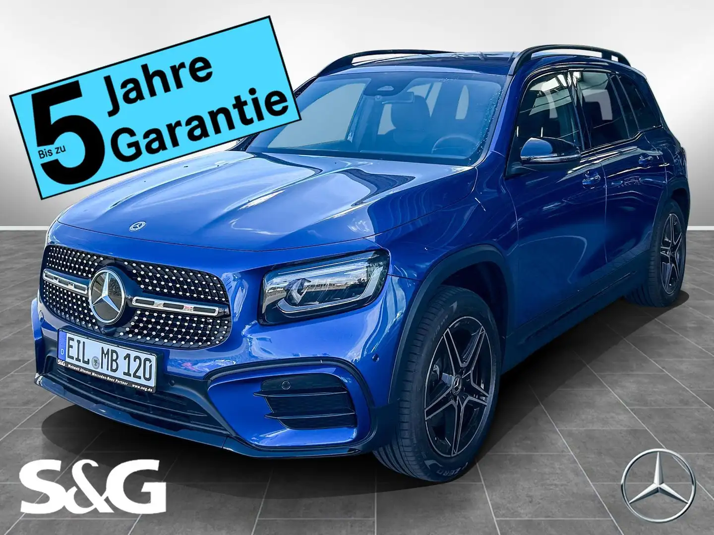 Mercedes-Benz GLB 200 d AMG MBUX+RüKam+LED+AHK+Night+Soundsyst Blu/Azzurro - 1