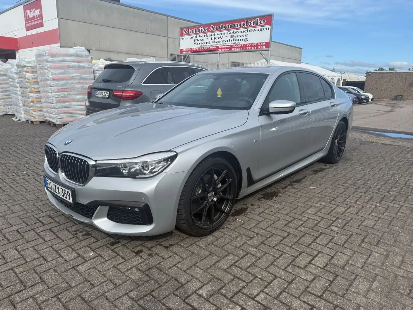 BMW 740 Baureihe 7 Lim 740 d xDrive,Navi,Msport Argent - 1