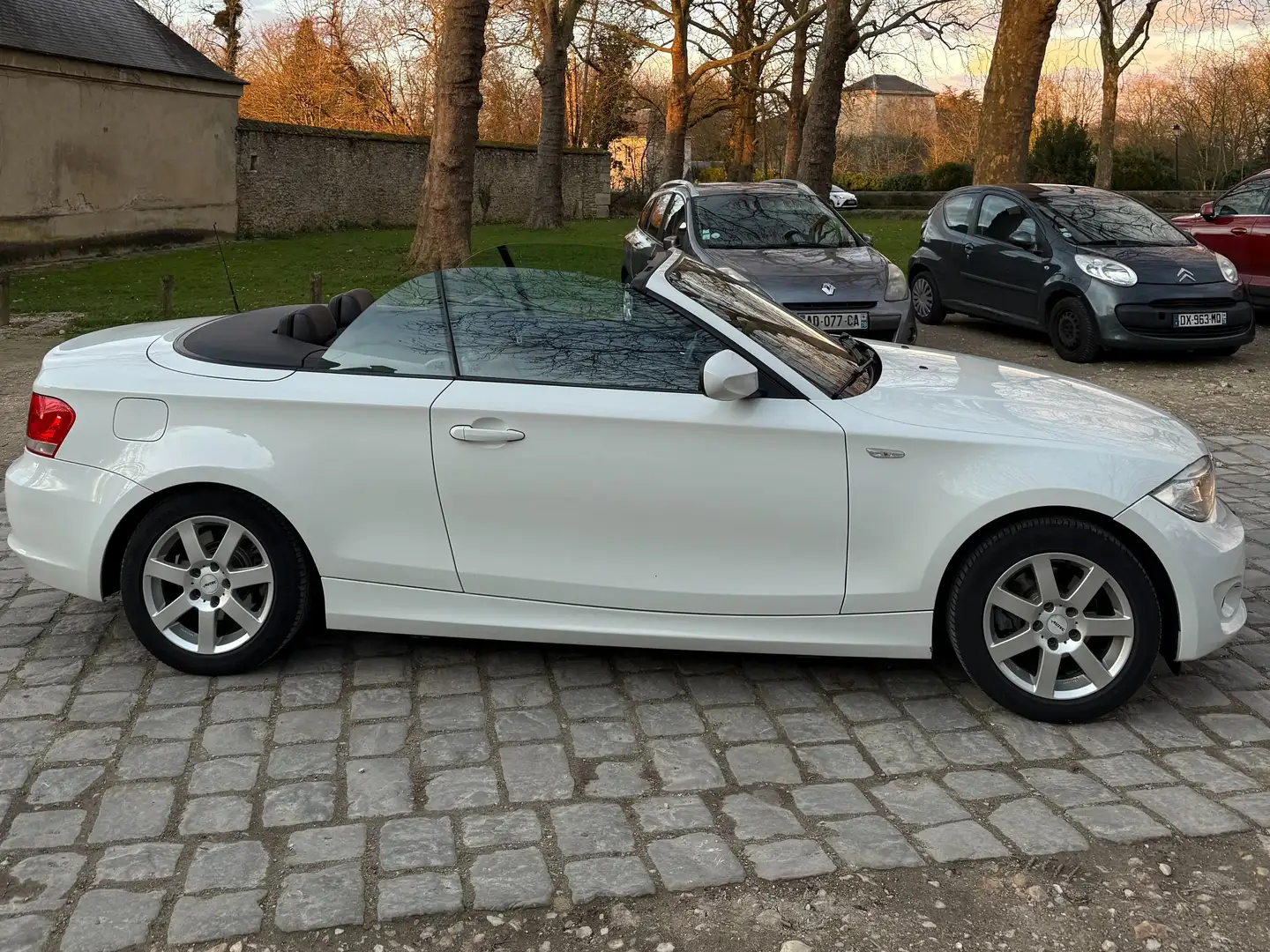 BMW 118 SERIE 1 CABRIOLET Blanc - 2