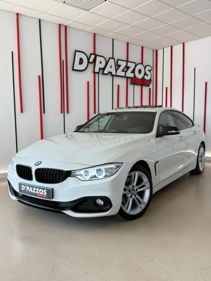 BMW 418 418d Gran Coupé Sport Biały - 1