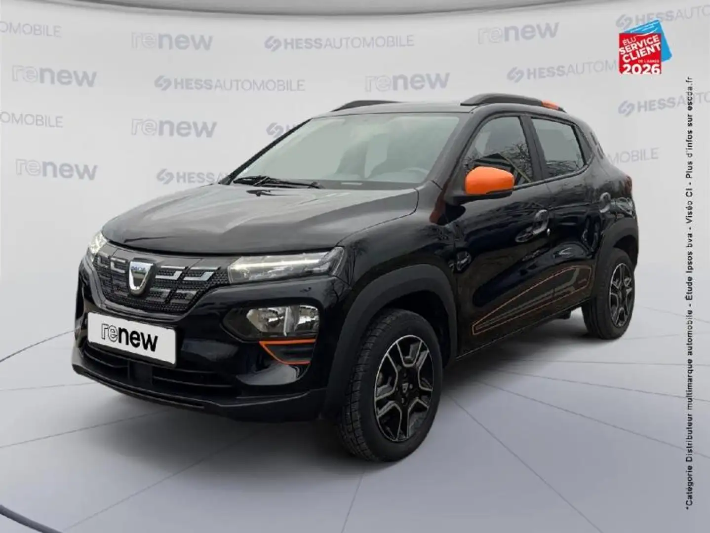 Dacia Spring 45ch Confort Plus - Achat Intégral Noir - 1