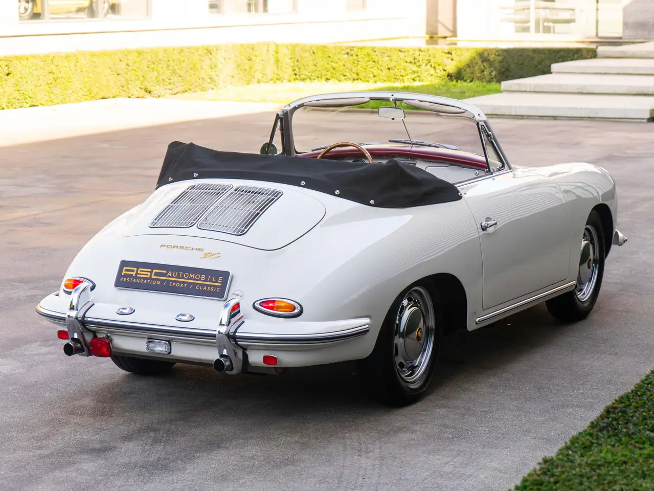 Porsche 356 SC Cabriolet - Reiher Grau, foto 11