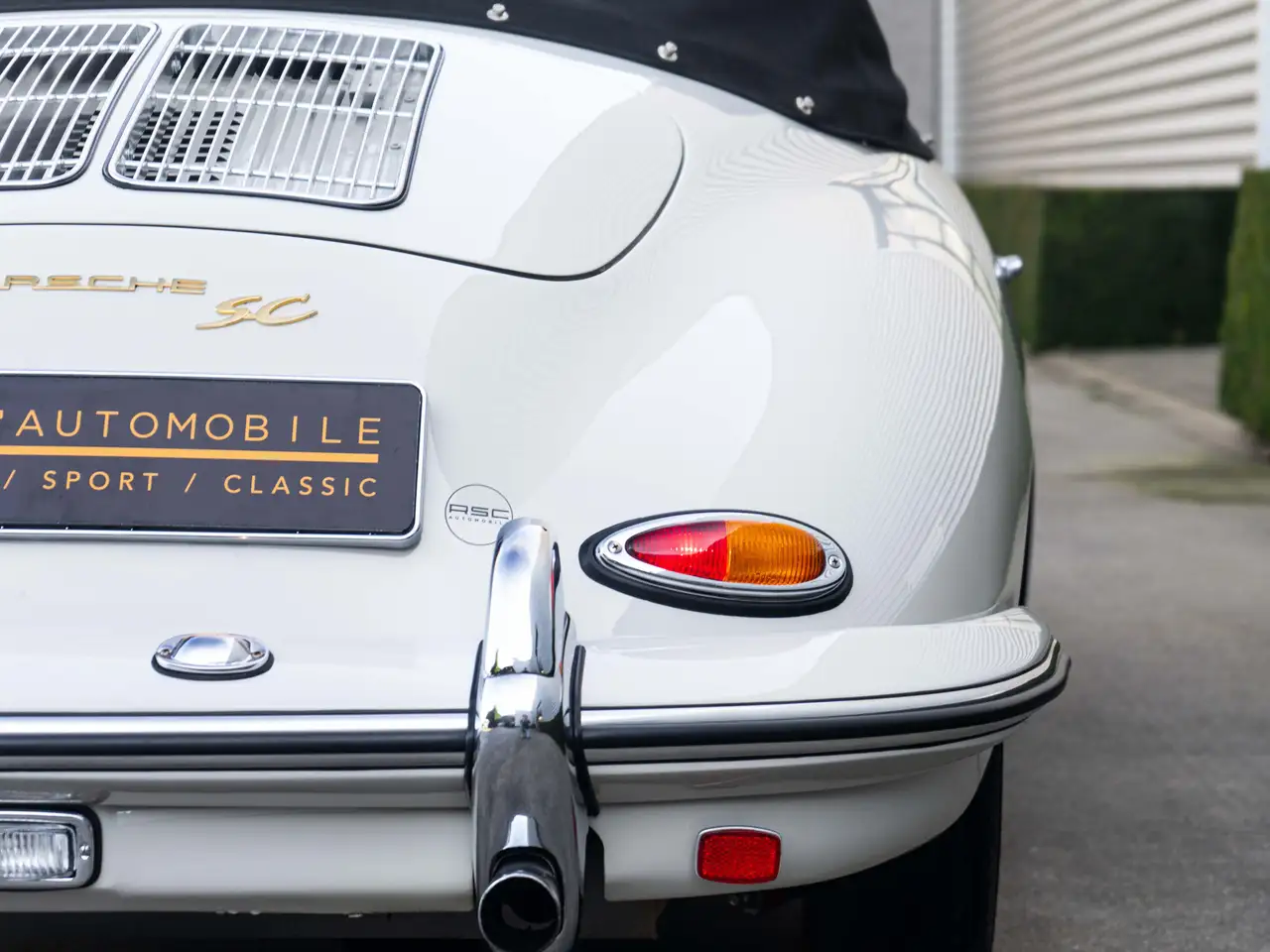 Porsche 356 SC Cabriolet - Reiher Grau, foto 12