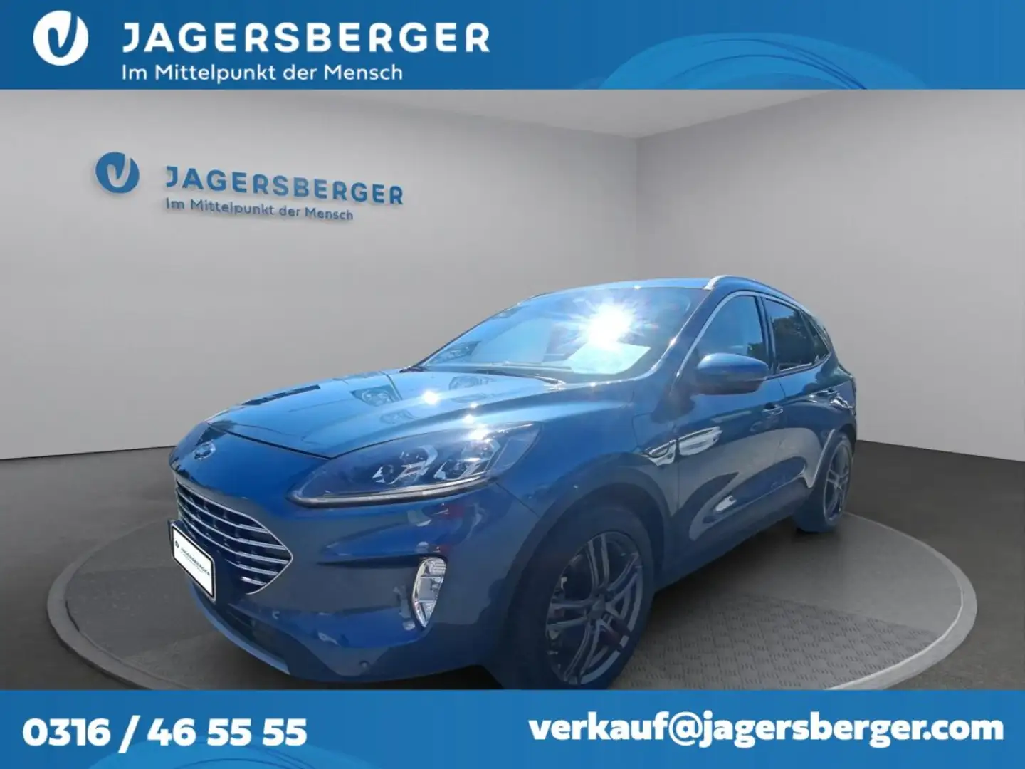 Ford Kuga Duratec PHEV TItanium X Blau - 1