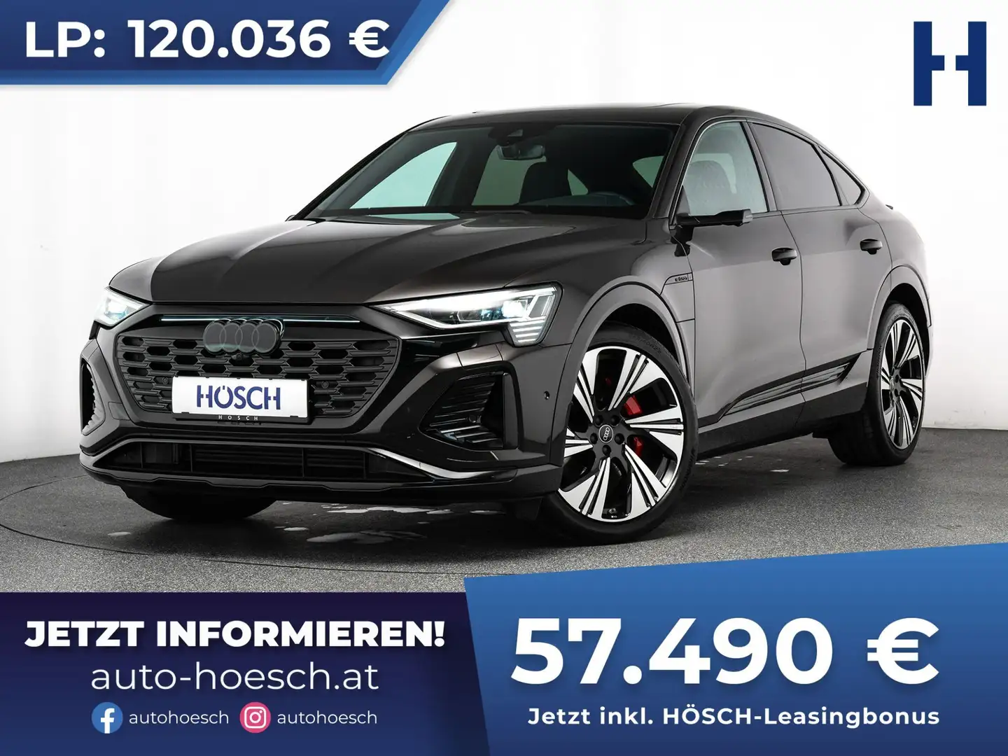 Audi Q8 e-tron 55 SB quattro 2x S-LINE Traumextras -52% Braun - 1