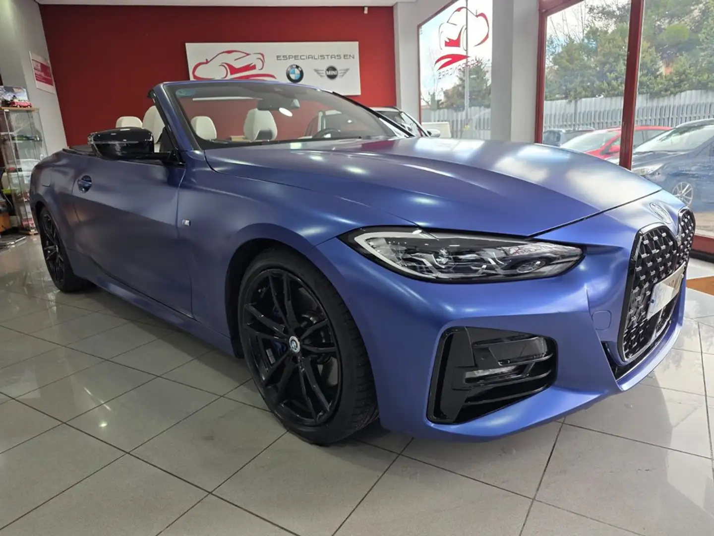 BMW 420 420d Cabrio Azul - 1