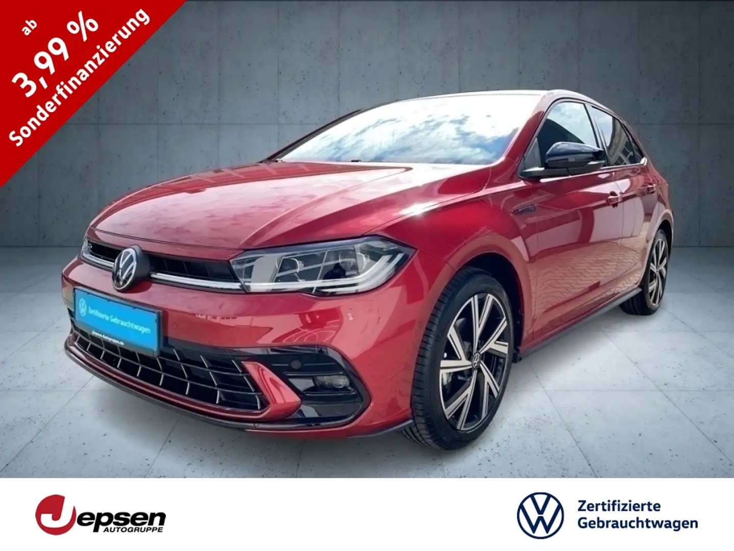 Volkswagen Polo R-Line 1.0TSI DSG Nav+Kamera+Keyless+Matrix Rot - 1