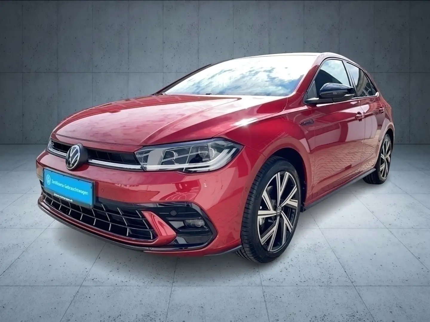 Volkswagen Polo R-Line 1.0TSI DSG Nav+Kamera+Keyless+Matrix Rot - 2